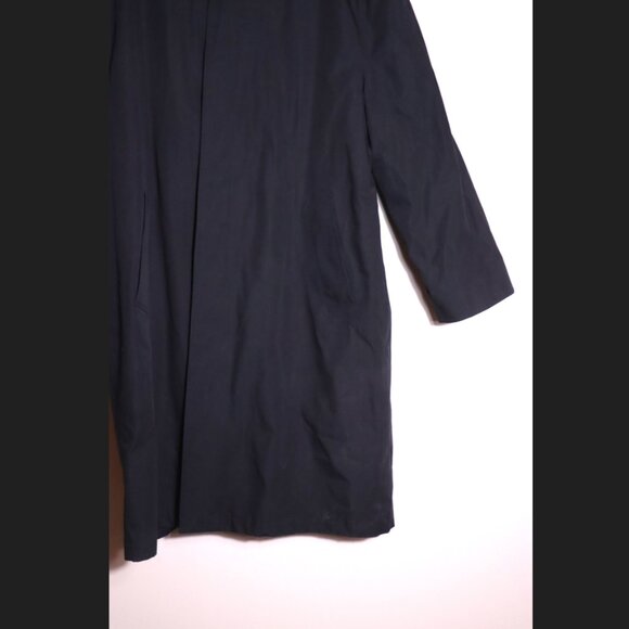 Vintage London Fog Black Trench Coat 42 Short w Liner - Picture 13 of 13